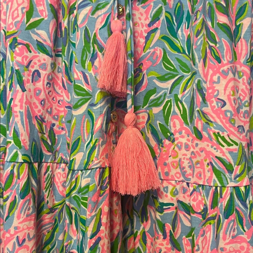 Lilly Pulitzer Vibrant Pink and Blue Dress - Picture 4 of 4